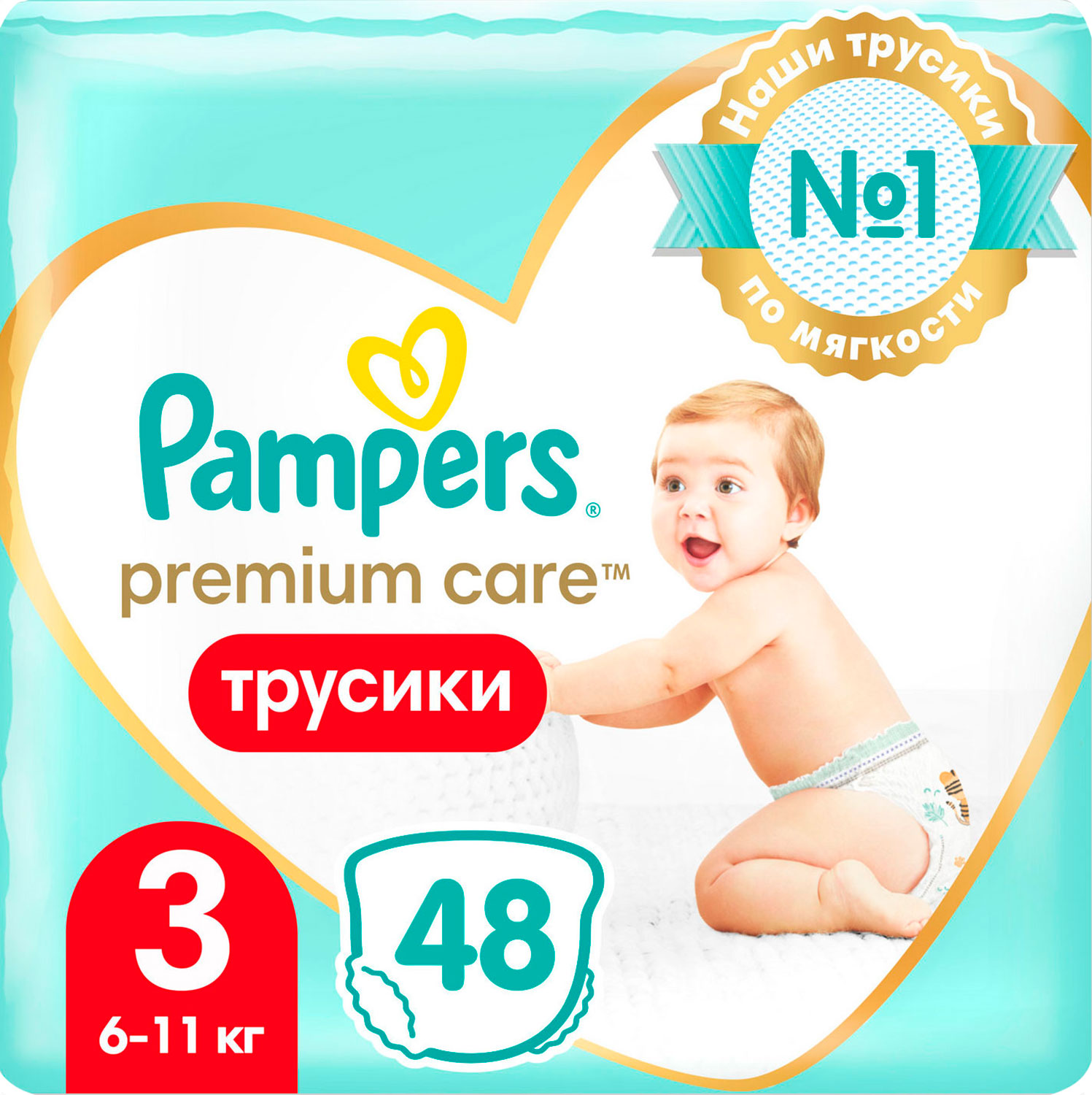 

Трусики Pampers Premium Care Midi 6-11 кг
