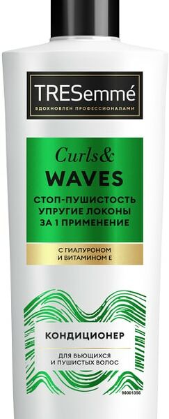 Кондиционер для волос TRESemme Stop Пушистость для кудрявых и пушистых Curls and Waves увлажняет без утяжеления 360мл