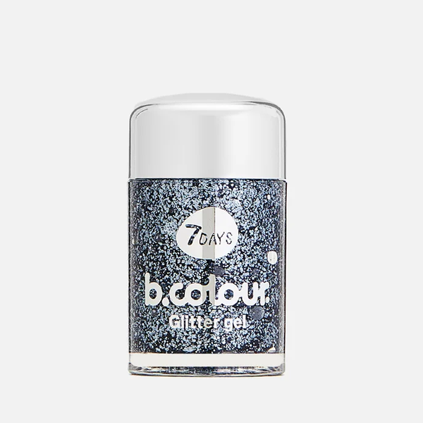 Гель - глиттер для лица и тела 7 days b.colour mini Dark Side 03 Ghost Bride