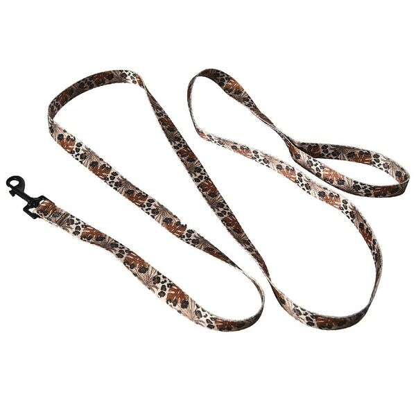 Поводок для собак Foxie Sultry forest M 2х200см разноцветный