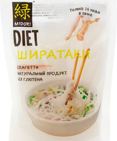 Лапша Midori Diet Ширатаки Спагетти 200г