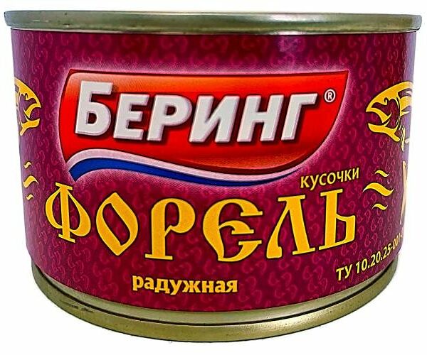 Форель радужная Беринг кусочки