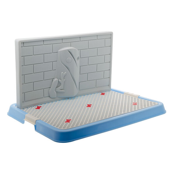 Туалет для собак Pet Line со стенкой малый 38x29x50 см в ассортименте