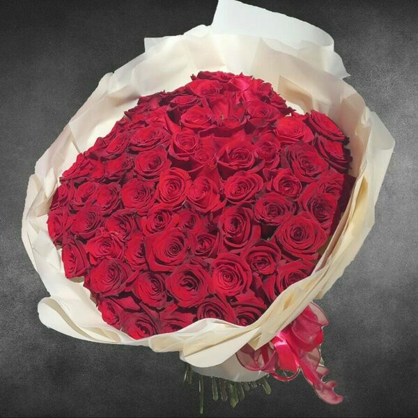 Букет из 75 роз