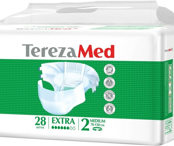 Подгузники TerezaMed Extra М для взрослых  28шт