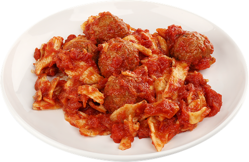 Паста пенне Лента Fresh в томатном соусе с куриными фрикадельками, 340г