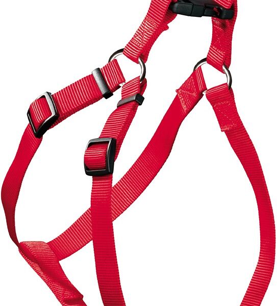 Шлейка для собак Hunter Smart Ecco Квик 33-45/35-49 см нейлоновая, Красный