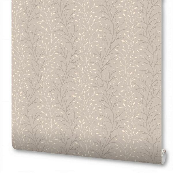 Обои WallSecret Bloom, горячее тиснение на флизелиновой основе, пудровый, 1.06х10 м