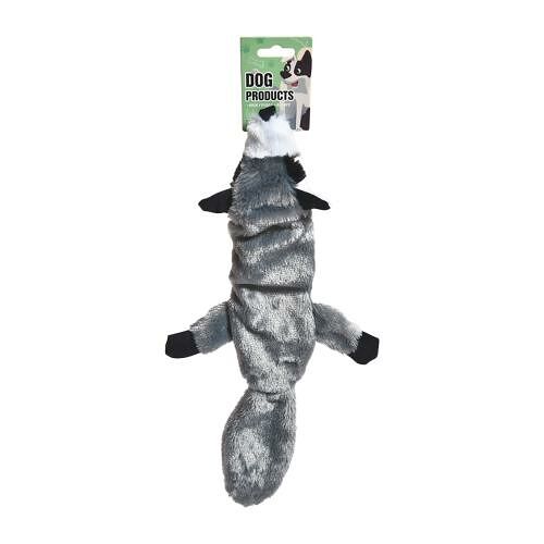 Игрушка для собак плюшевая с пищалкой Енот