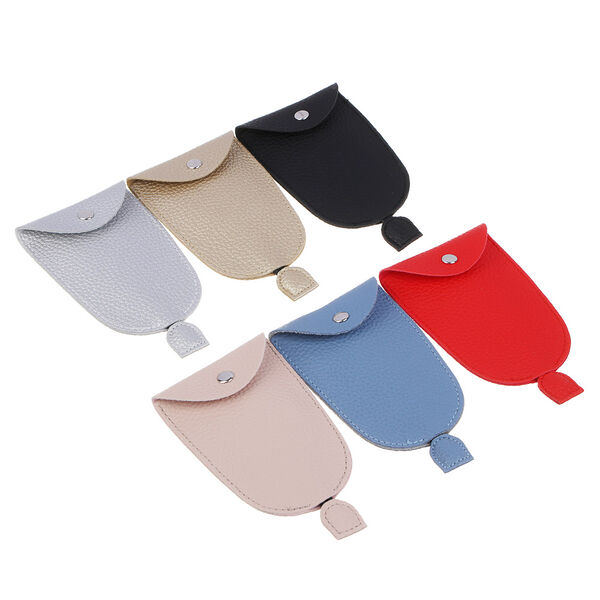 Юl ключница на кнопке, пу, 11,5х8см, 6 цветов, в ассортименте