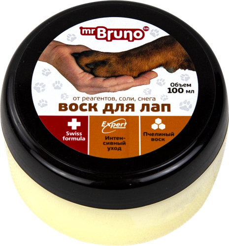 

Воск для собак Mr.Bruno для ухода за лапами, 100 мл