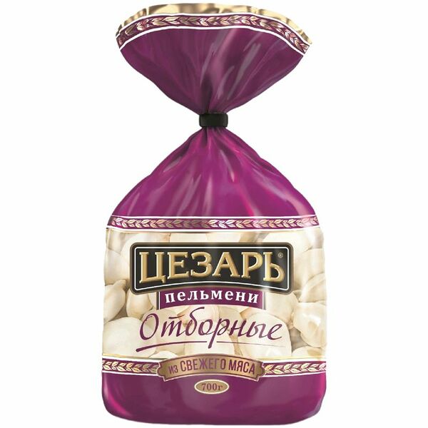 Пельмени Цезарь Отборные с мраморной говядиной