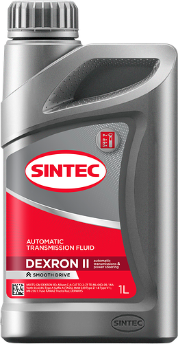Масло трансмиссионное SINTEC Dexron ATF II D, минеральное, 1л