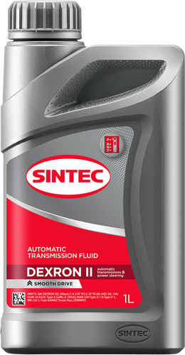 

Масло трансмиссионное SINTEC Dexron ATF II D, минеральное, 1л
