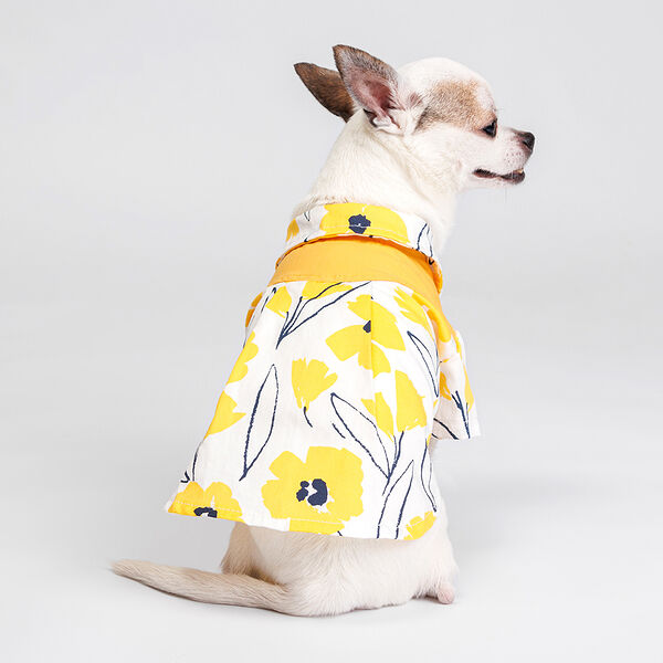 Футболка Petmax с желтыми цветами S