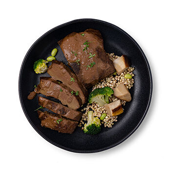 Печень говяжья су-вид в перечно-сливочном соусе Почти готово вес