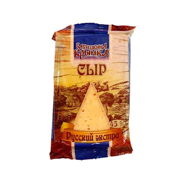 Сыр п/тв Русский экстра 45% 180г Бабушкина крынка