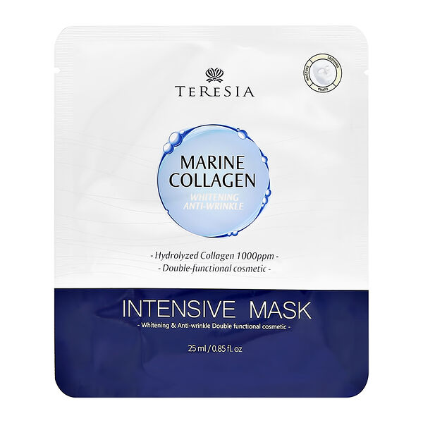 Маска для лица Teresia с морским коллагеном против морщин 25 мл