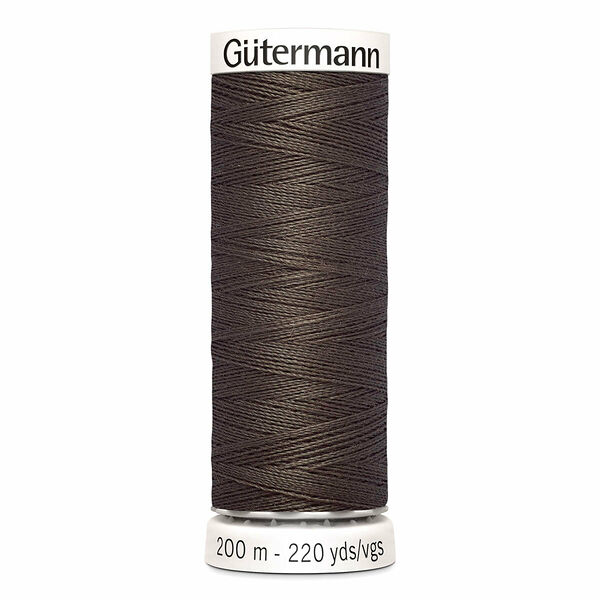 748277 Нить Sew-all для всех материалов, 200м, 100% п/э Gutermann(480 орехово-коричневый)