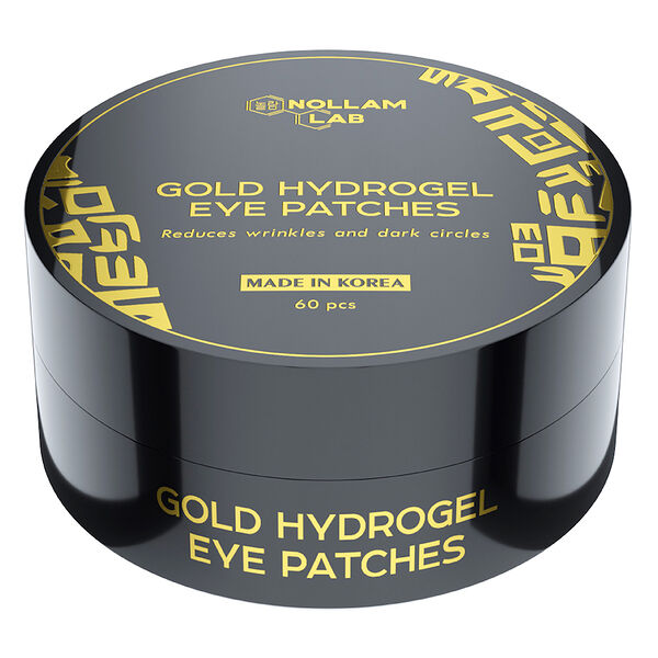 Патчи для глаз премиальные Nollam Lab золотые гидрогелевые 60 шт
