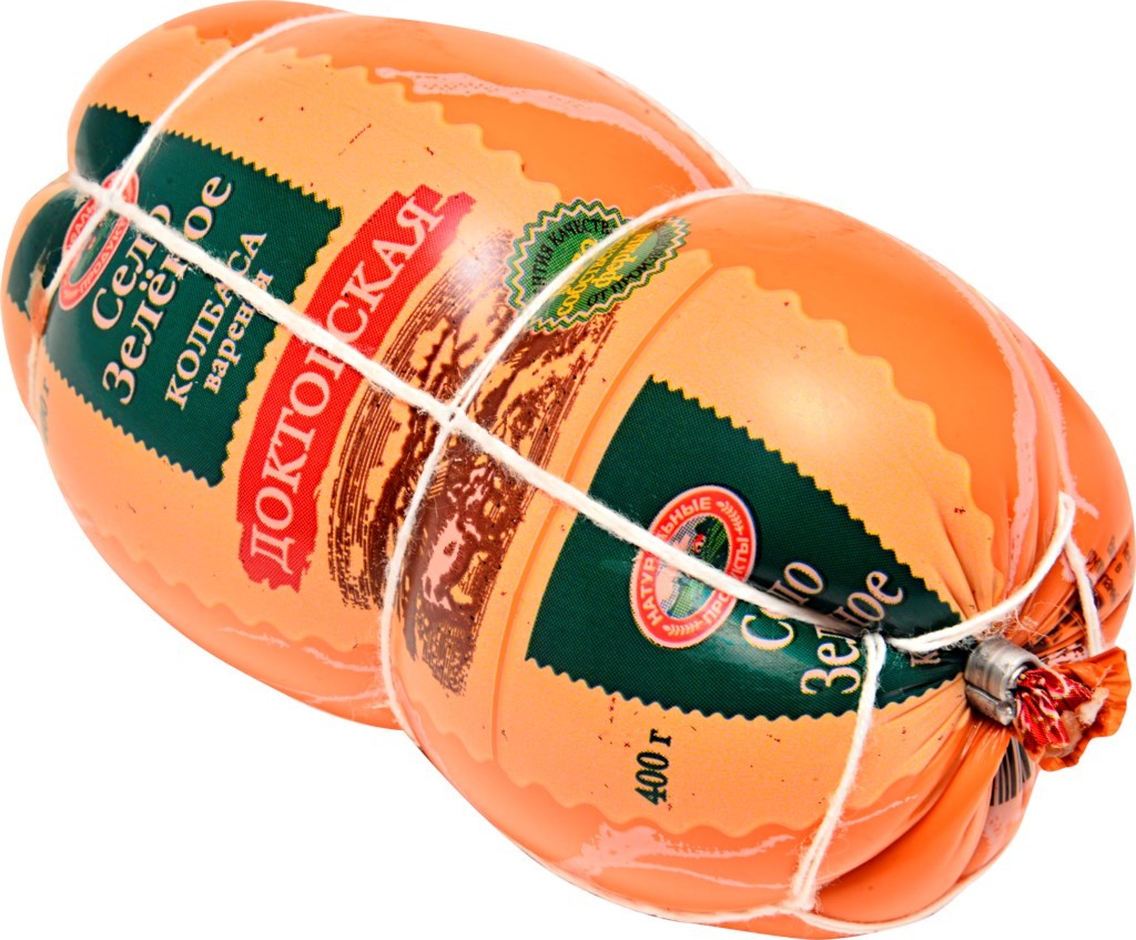 

Колбаса Село Зелёное вареная докторская 400 г