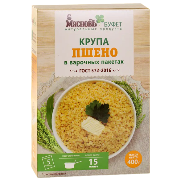 Пшено в варочных пакетах МясновЪ Буфет
