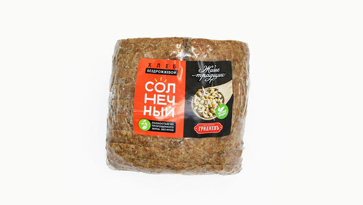 Хлеб бездрожжевой Cолнечный в нарезке ТМ Грiдневъ (Гриднев)