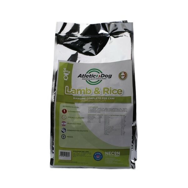 Корм для собак NECON с нормальной активностью, с ягненком и рисом сух. 3кг