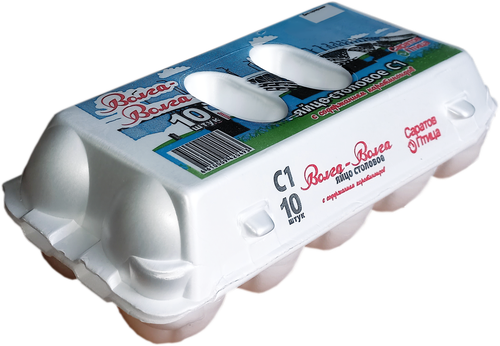 

Яйцо куриное ВОЛГА-ВОЛГА С1, 10шт