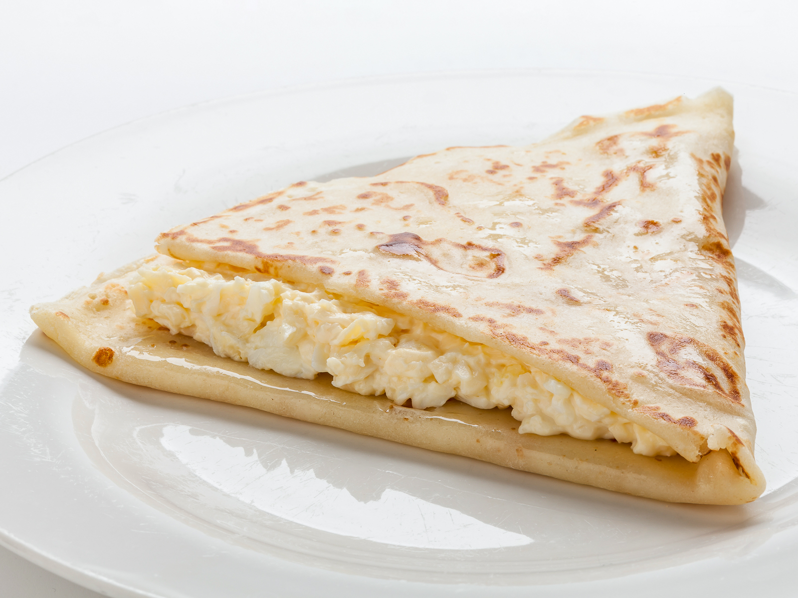 Блин с хачапури с чесноком