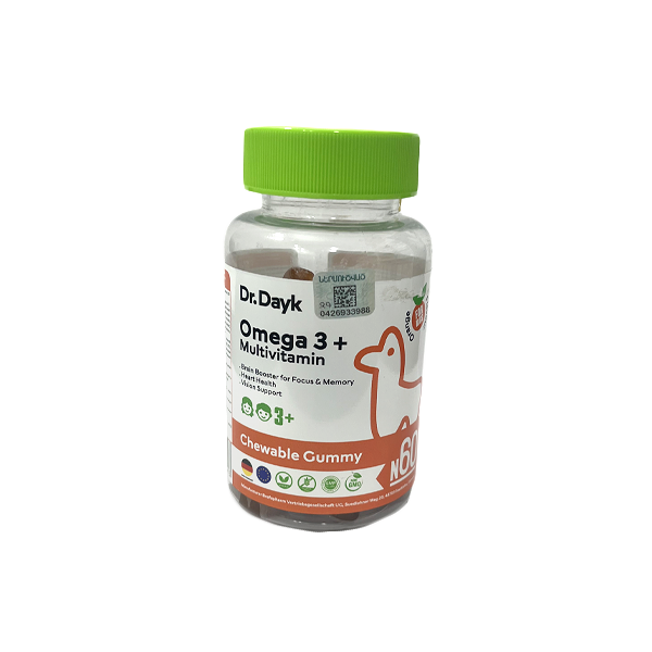 Доктор Дайк жевательная паста с Омега-3+ поливитаминами N60