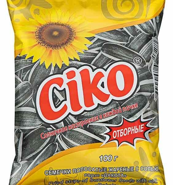 Семена подсолнечника Ciko полосатые жареные с солью Дакота