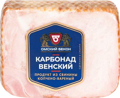 

Карбонад Омский Бекон Венский варено-копченый 300 г
