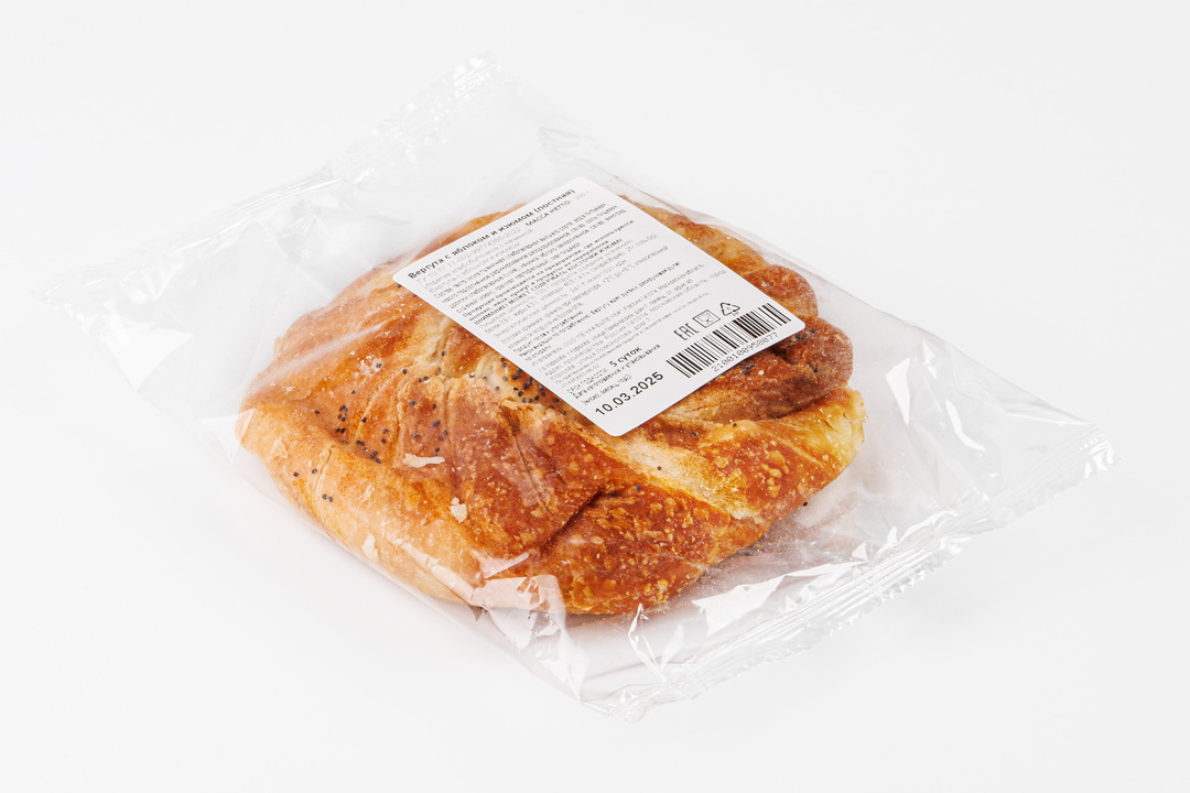 

Вертута ВкусВилл с яблоком и изюмом постная 200 г