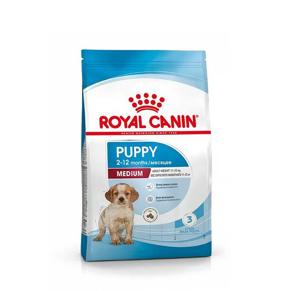 Сухой корм Royal Canin Medium Puppy для щенков средних размеров до 12 месяцев, 3 кг