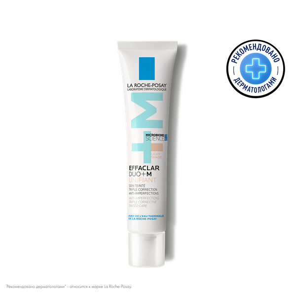 Крем-гель для лица La Roche-Posay Effaclar Duo + M Unifiant тонирующий 40 мл