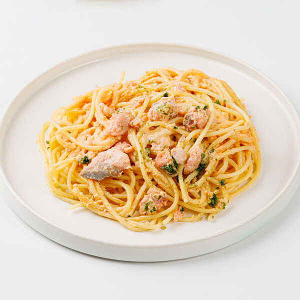 Паста ВкусВилл с лососем в сливочном соусе, 210 г