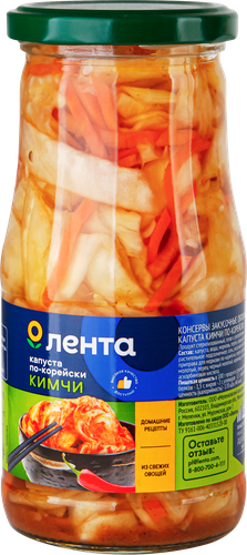 

Капуста кимчи Лента По-корейски 520 г