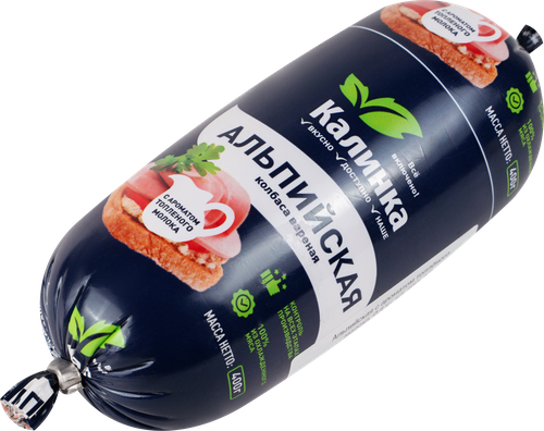 

Колбаса вареная Калинка Альпийская с ароматом топленого молока, 400 г