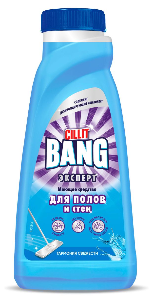 

Моющее Cillit Bang средство для полов и стен Гармония свежести, 450 мл
