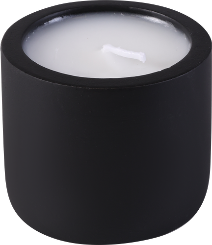 Свеча ароматическая Homeclub Золотой сандал в гипсовом подсвечнике 6x5.5 см