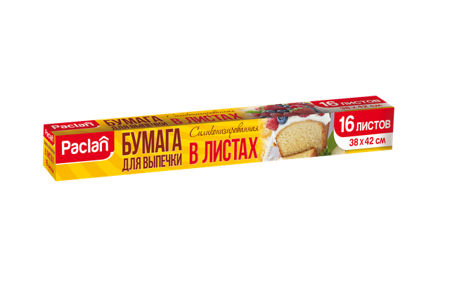 

Бумага для выпечки Paclan 16 листов 38х42 см