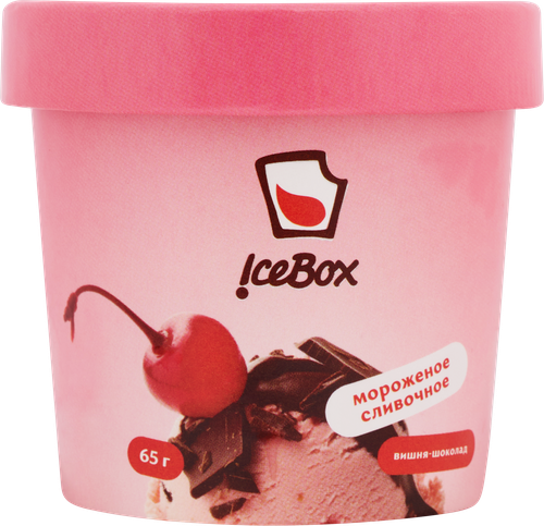 

Мороженое Cool Ice Box Вишня-шоколад сливочное 6.9% без змж 65 г