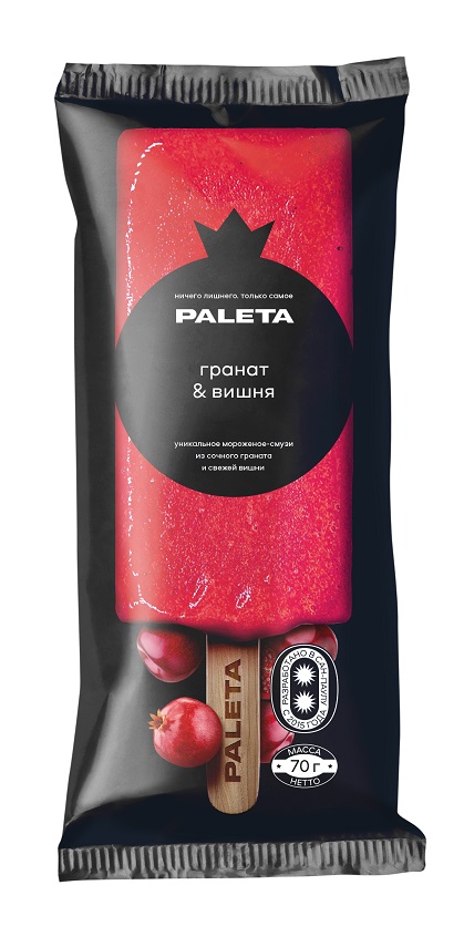 

Десерт Paleta Сочная вишня с гранатом 70 г