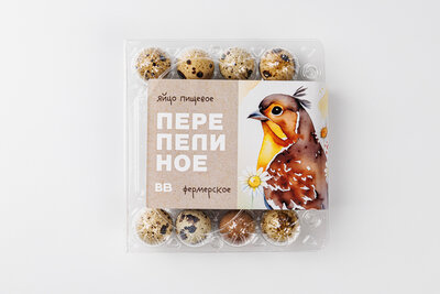 Яйцо перепелиное ВкусВилл пищевое фермерское 20 шт.