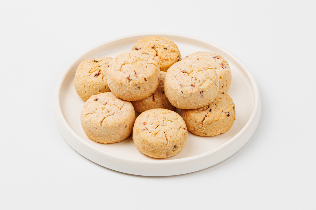 

Печенье ВкусВилл Кокосовое с кусочками малины без глютена 85 г