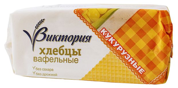 

Хлебцы вафельные кукурузные Виктория 70 г