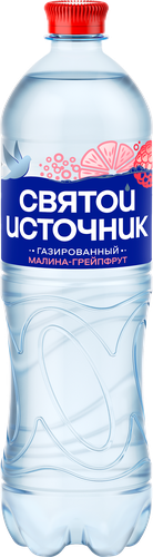 

Вода питьевая Святой Источник газированная с ароматом малины и грейпфрута 1 л