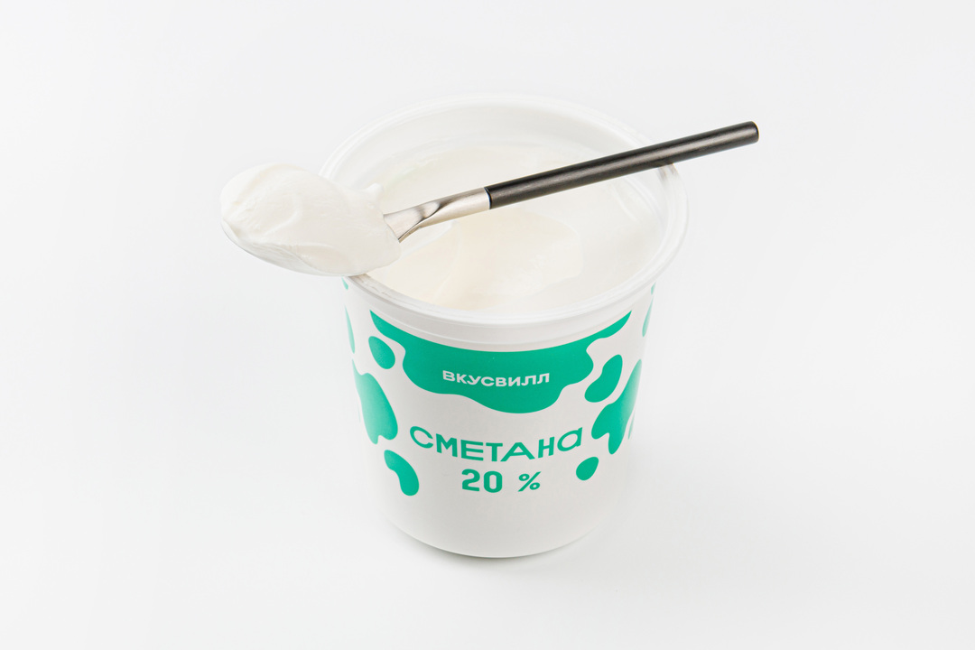 

Сметана ВкусВилл 20% 350 г