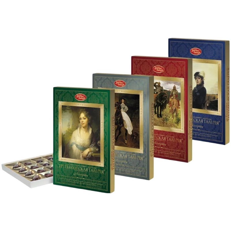 

Набор конфет Красный Октябрь Третьяковская галерея 1 шт. 240 г дизайн упаковки в ассортименте